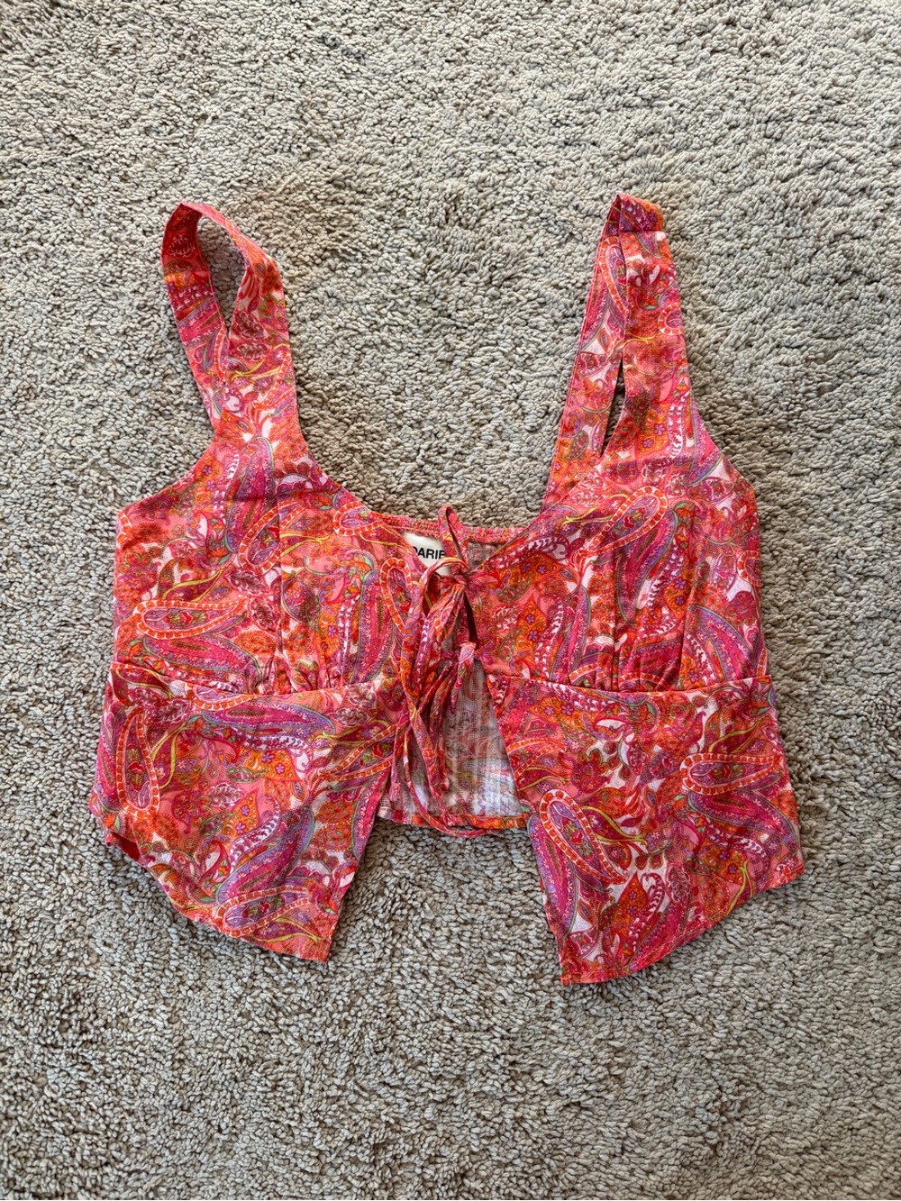 Tie-Front Crop Top